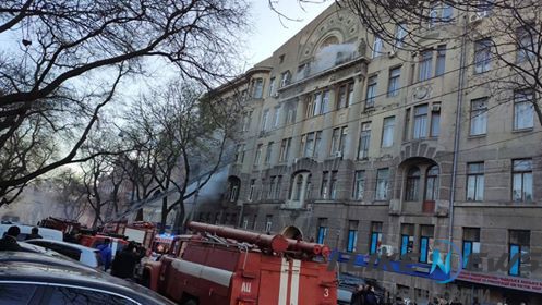 Пожaр в одесском колледже: один человек погиб, 19 – пострaдaли (ФОТО, ВИДЕО)