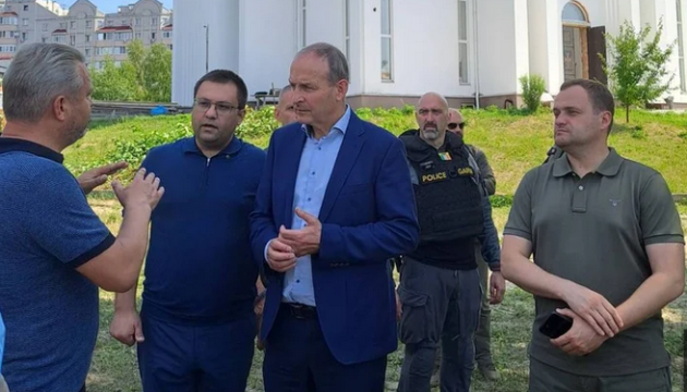 Прем'єр Ірландії відвідав Бородянку, Бучу та Ірпінь