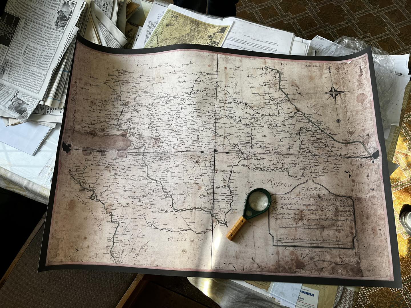Музей на Вінниччині отримав копію найстарішої мапи з позначенням Гопчиці