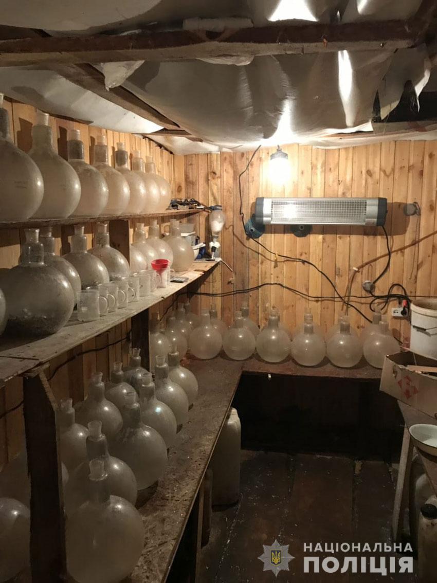 На Чернігівщині поліція викрила підпільну нарколабораторію