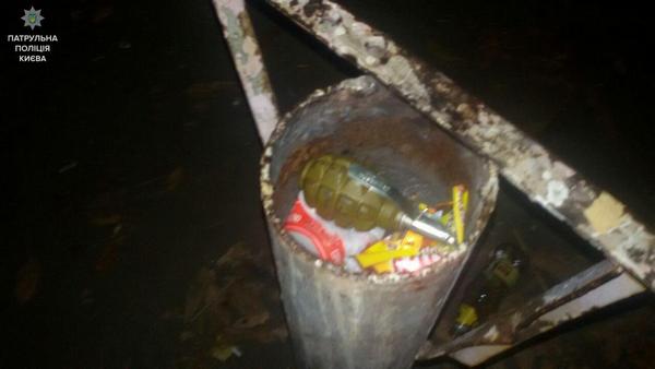 У Києві чоловіка з гранатою погрожував підірвати магазин