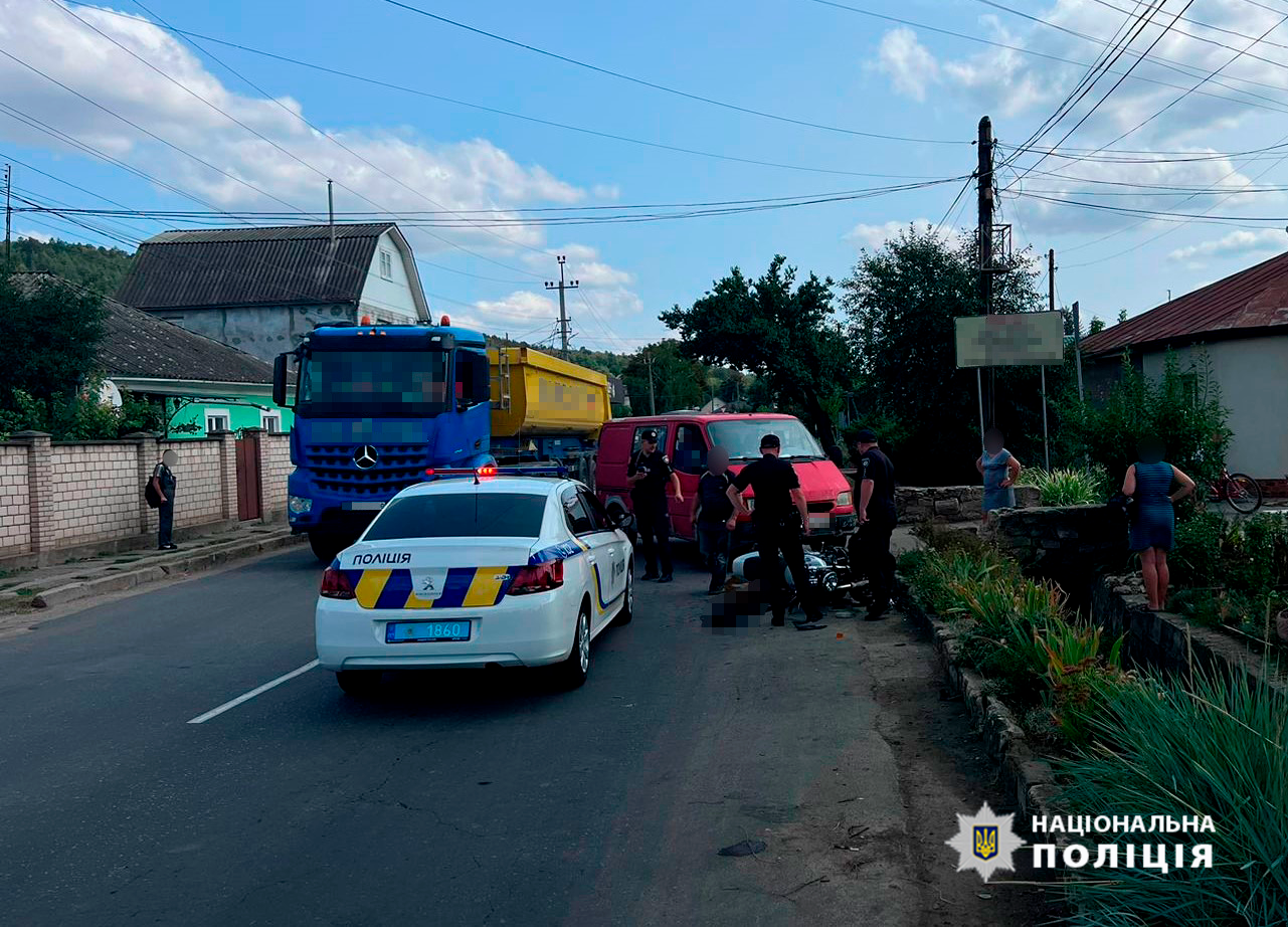 На Вінниччині в ДТП загинув мотоцикліст