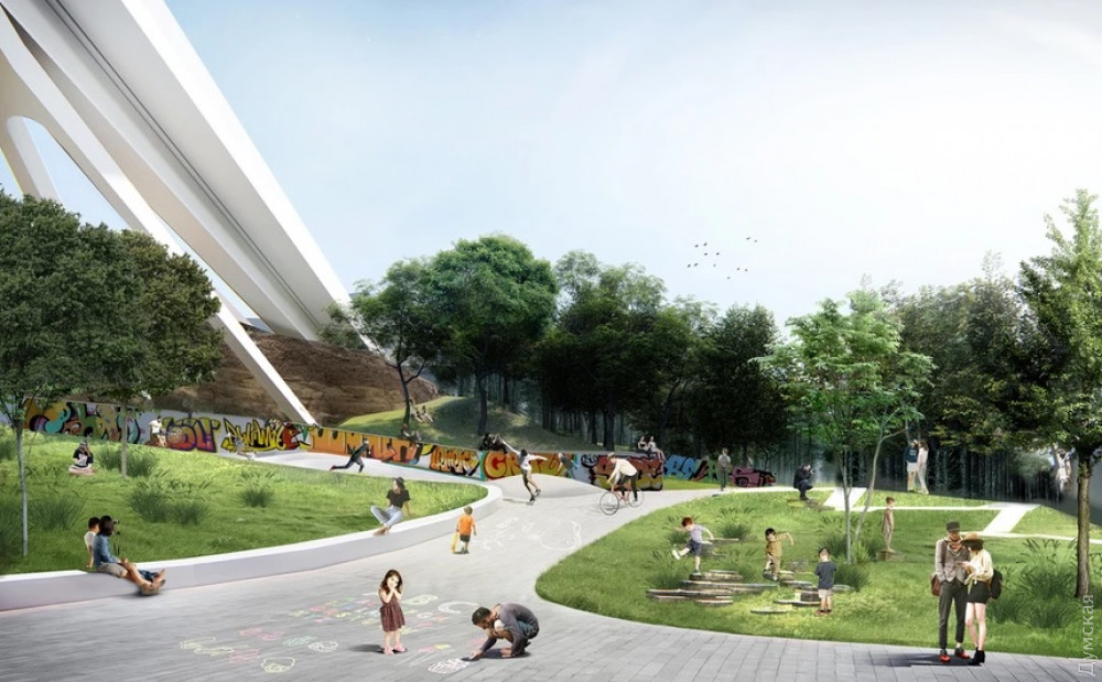 Три Стaмбульских: кaк будет выглядеть склон под бульвaром Жвaнецкого  