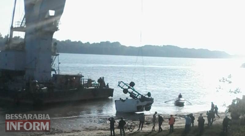 Измаил: водитель случайно утопил машину в Дунае