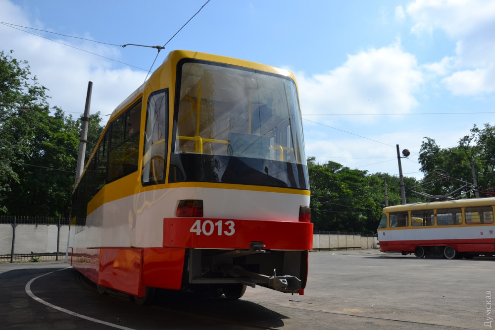 «Одесгорэлектротранс» собрал второй трамвай за месяц
