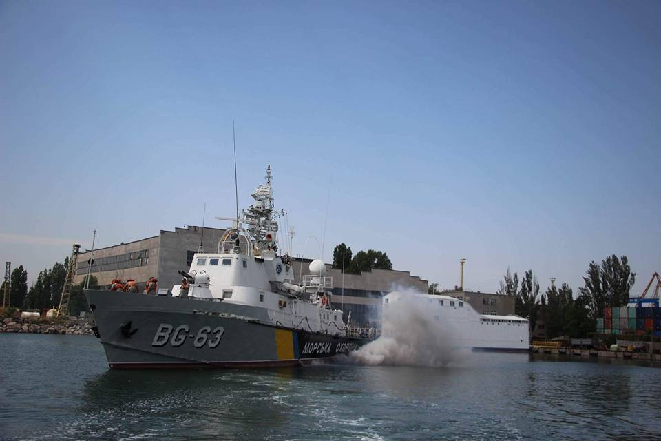 Судноремонтний завод Одеського порту завершив ремонт патрульного катера "Павло Державiн"