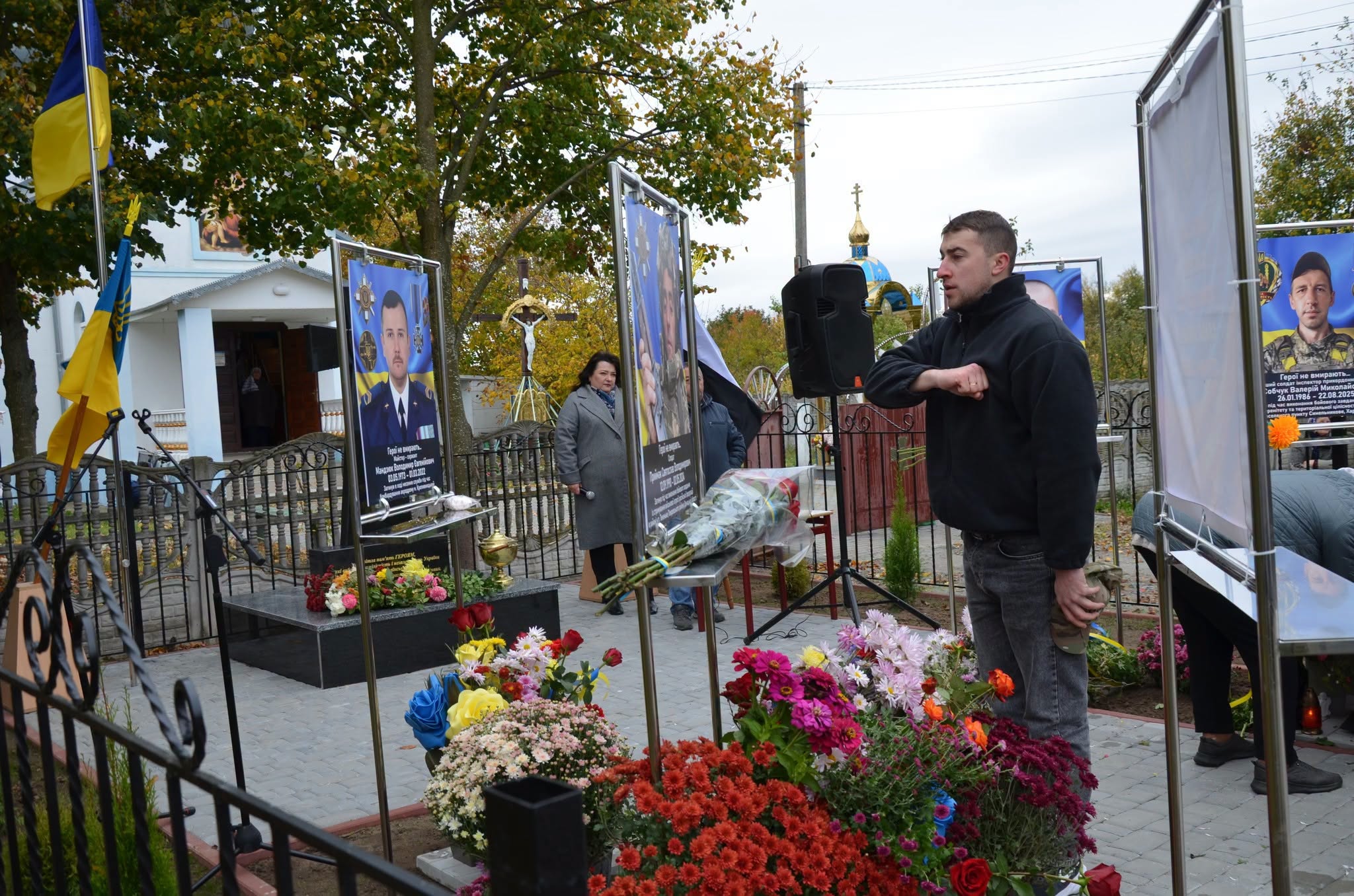 На Літинщині відкрили Алею Слави на честь чотирьох полеглих Захисників