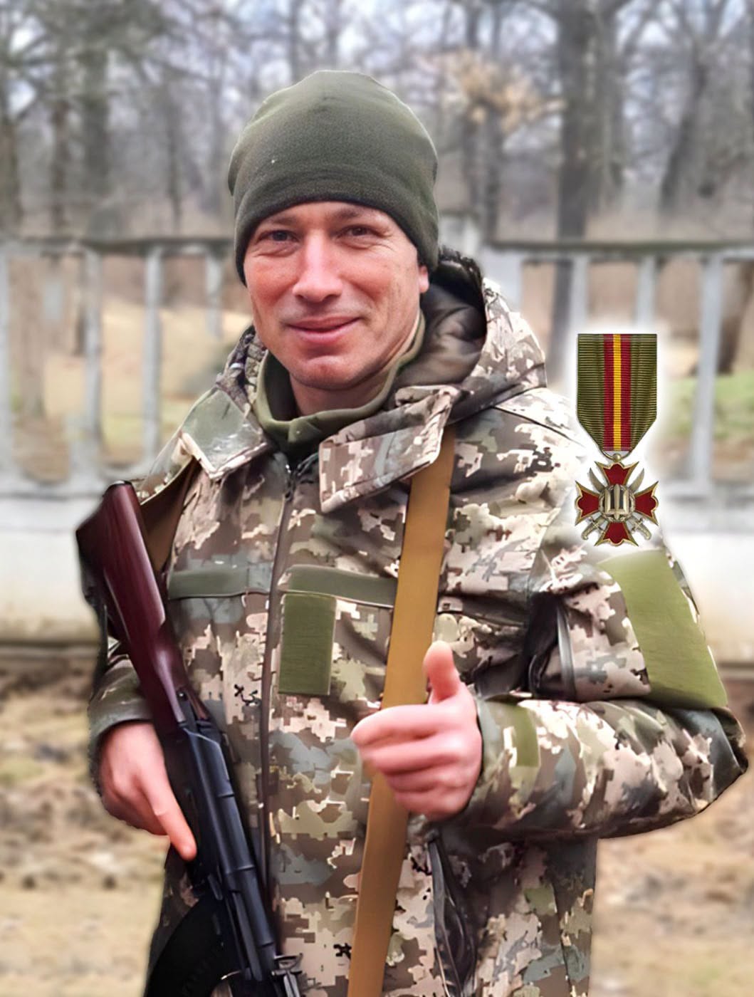 Полеглого захисника з Тульчинщини Віктора Висельського посмертно нагородили «Хрестом Сухопутних військ»
