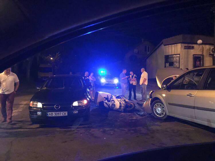 У Вінниці трапилася потрійна ДТП