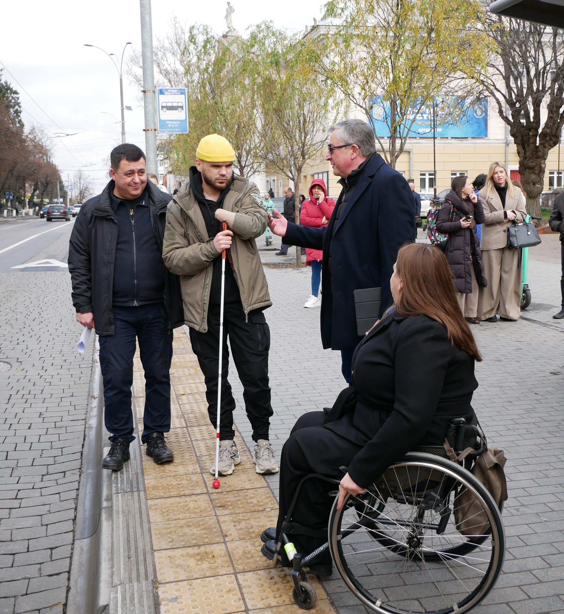 Вінниця тестує безбар’єрний маршрут у межах проєкту «Рух без бар’єрів»