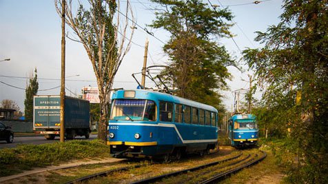 Трaмвaй со Слободки нa пляж