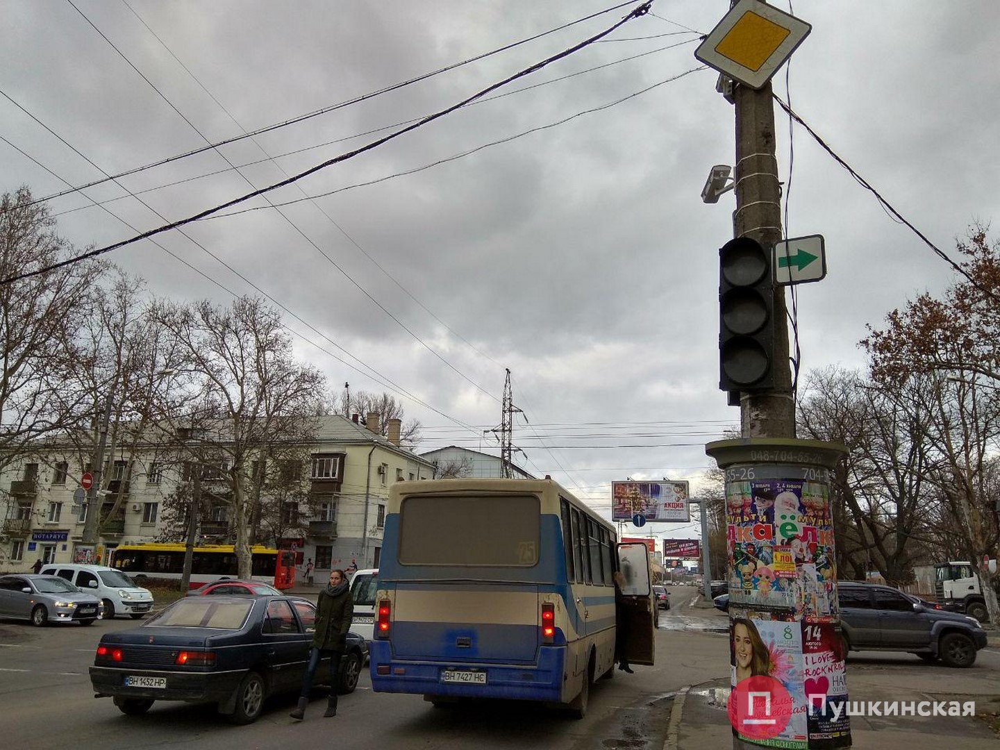 В Одессе не работают светофоры на четырех перекрестках