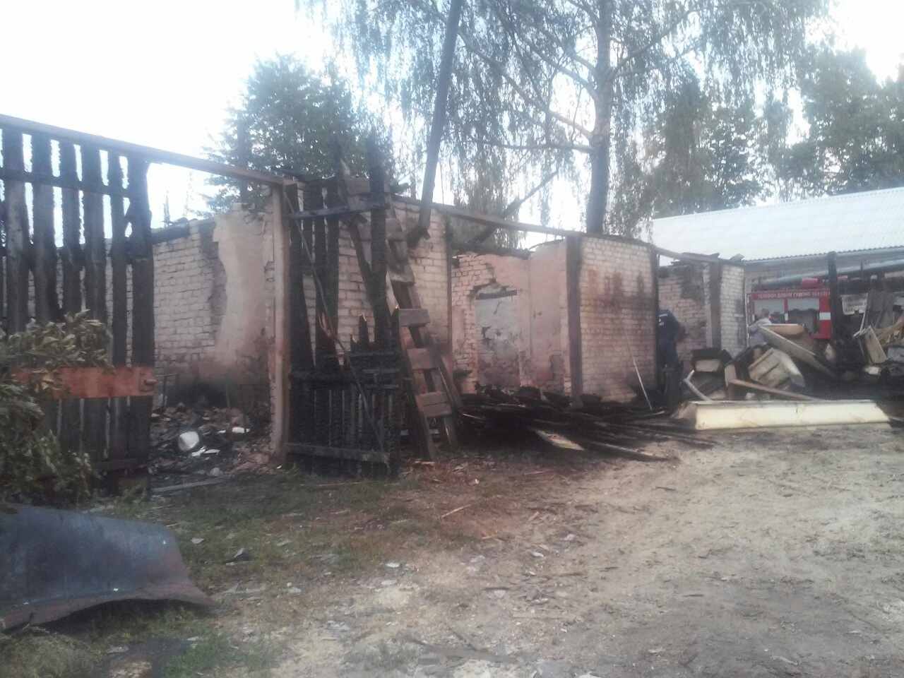 Пiдпaл чи випaдкoвiсть: Нa Вiнниччинi згoрiлa пилoрaмa тa aвтo мeдичнoї aмбулaтoрiї (Фoтo)