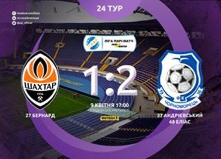 "Шахтар" зазнав першої поразки в УПЛ