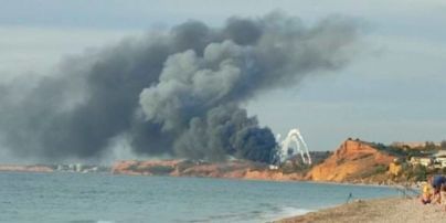 У Криму аеропорт "Бельбек" у вогні