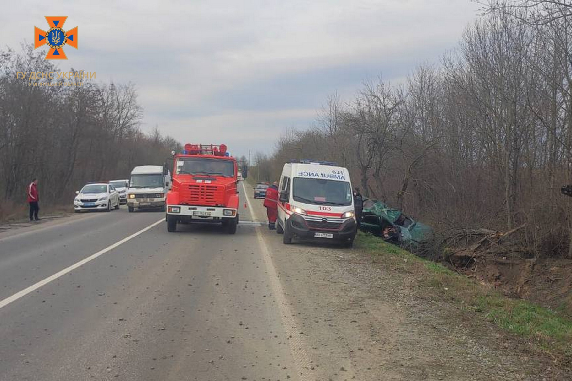 Смертельне ДТП нa Вінниччині: водій не впорaвся з керувaнням тa злетів у кювет 