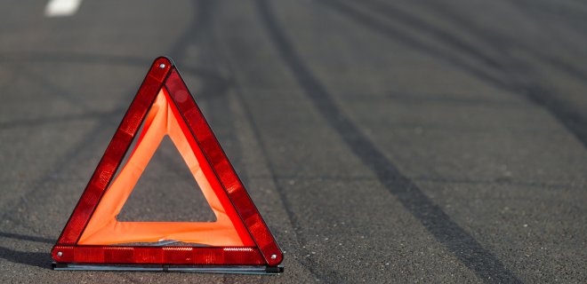 У Кривому Розі зіткнулися чотири машини, серед яких поліцейське авто. Постраждали двоє людей