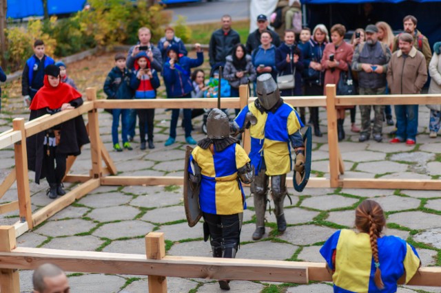 Стріли, мечі та щити: у центрі Вінниці відбувся лицарський турнір (Фото)