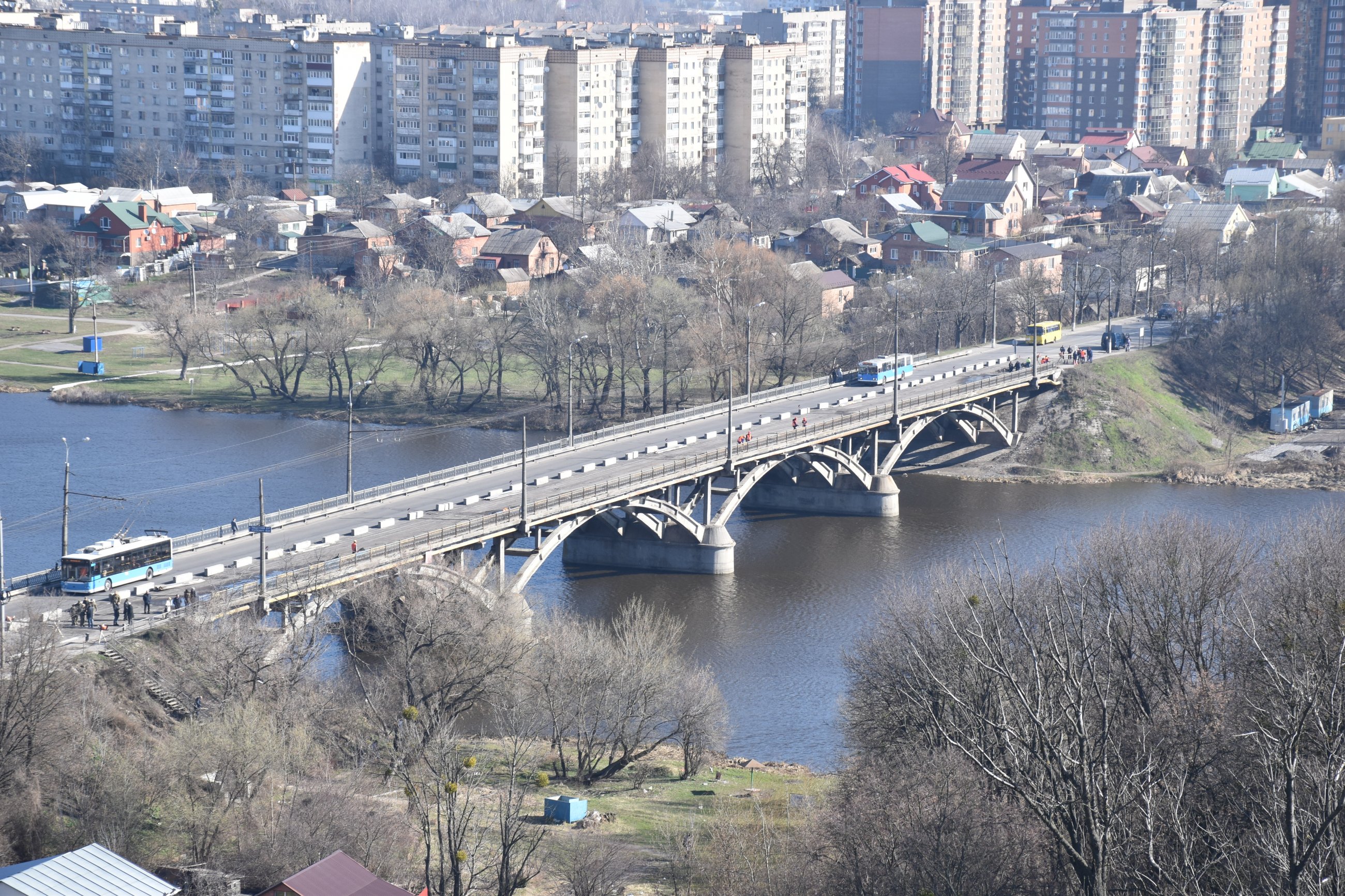 У Вінниці тролейбуси добу не їздитимуть через Київський міст