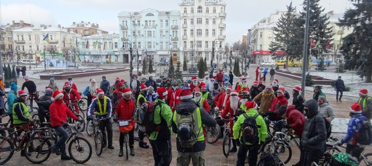 У Вінниці Діди Морози та Снігурки кататимуться на велосипедах