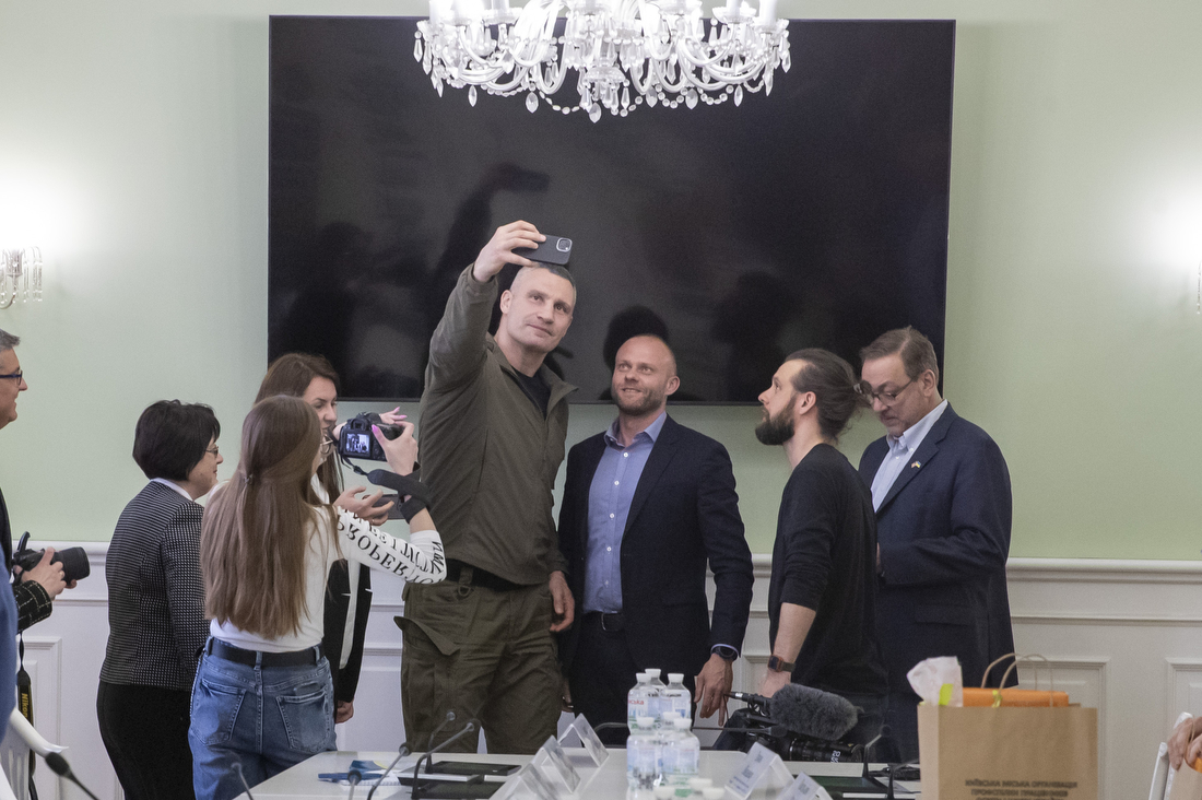 Кличко зустрівся з очільником Інтернаціоналу освіти та представниками Профспілок освітян США