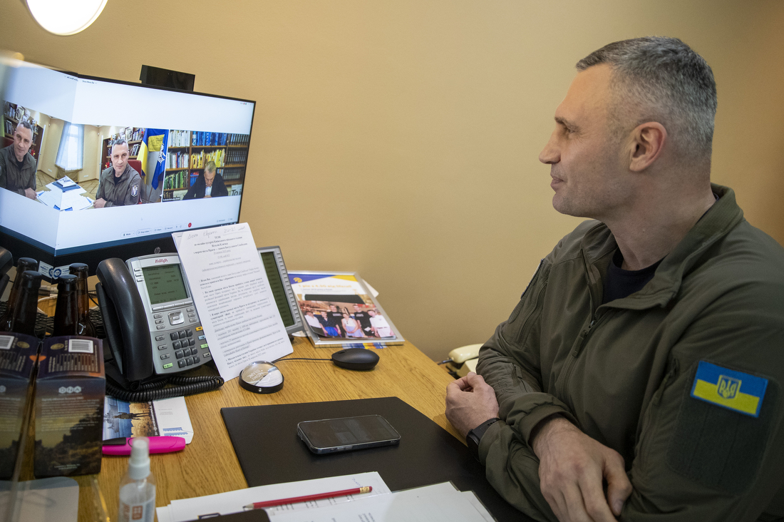 Кличко поспілкувався з мером Праги і подякував за підтримку та допомогу Києву й Україні