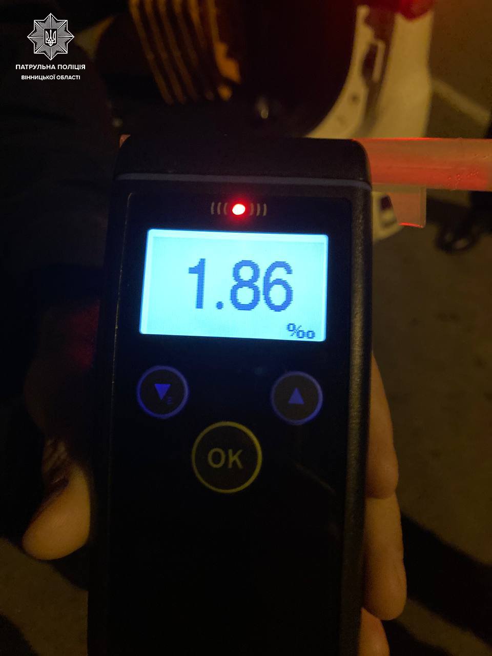 У Вінниці знову зловили п‘яного водія 