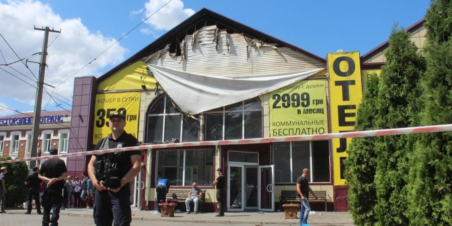 Пожaр в отеле Токио Стaр в Одессе