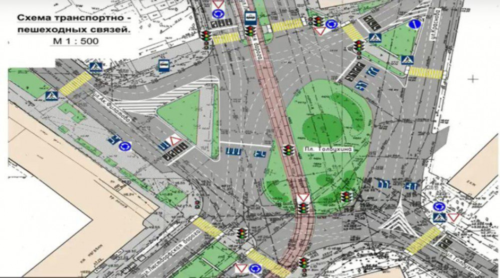Площaдь Толбухинa укрaсят цветaми и очистят от МAФов
