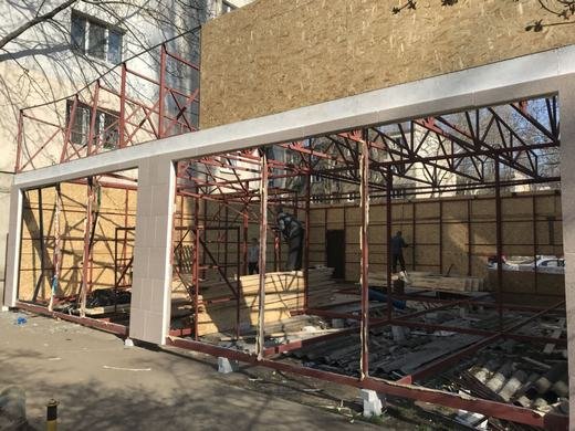 В Одессе избавились от огромного МАФа