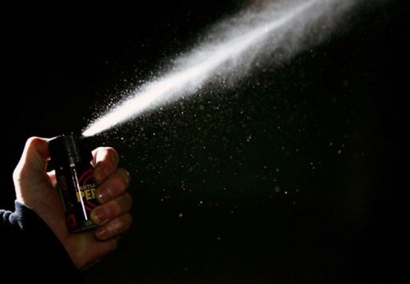 Нетверезий водій накинувся на копів зі сльозогінним балончиком (ФОТО)