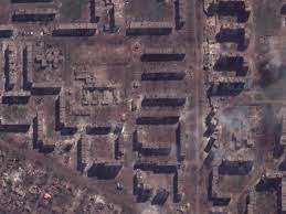 Бахмут: знищене місто з висоти пташиного польоту на кадрах The New York Times