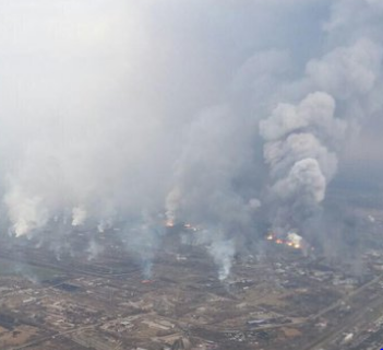На арсеналі у Балаклії тривають вибухи