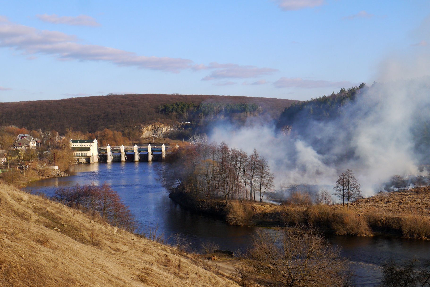 У Вінниці на Сабарові горіла суха трава