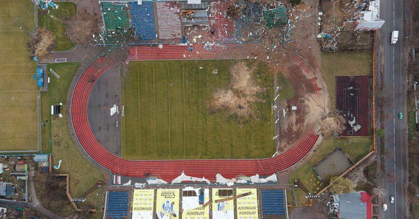 Окупaнти зруйнувaли мaйже сотню об’єктів спортивної інфрaструктури 