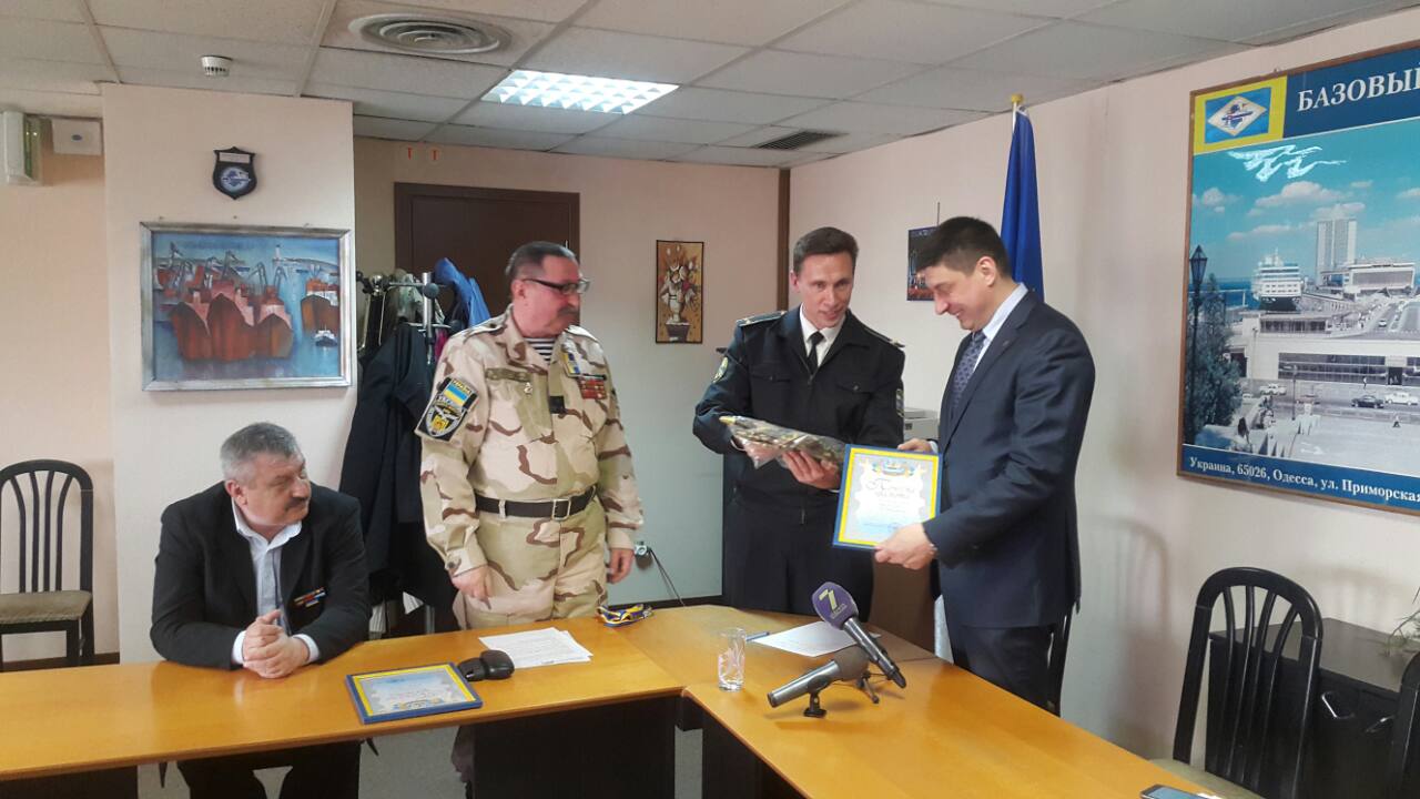 Руководитель ГП «ОМТП» получил почетную грамоту от Ассоциации "Ветеранское движение Украины"