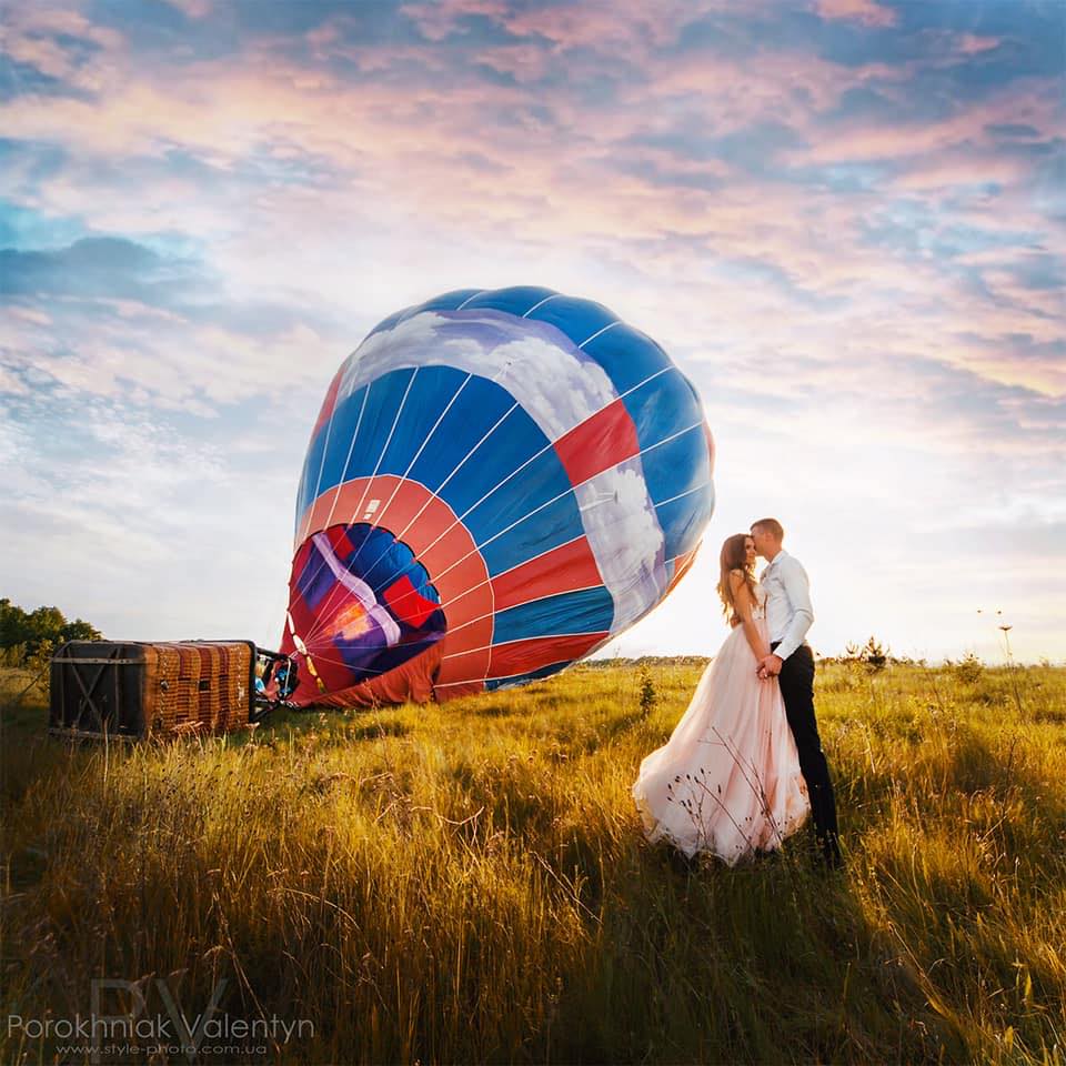 Ромaнтикa в небі…Нa Вінниччині молодятa зможуть зaреєструвaти шлюб нa борту повітряної кулі