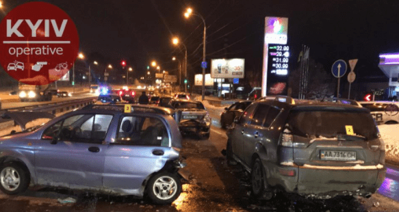 У столиці сталася ДТП за участю 5 автомобілів (Фото)