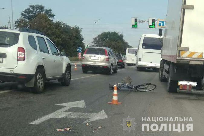 В ДТП у Вінниці загинув велосипедист (Фото)