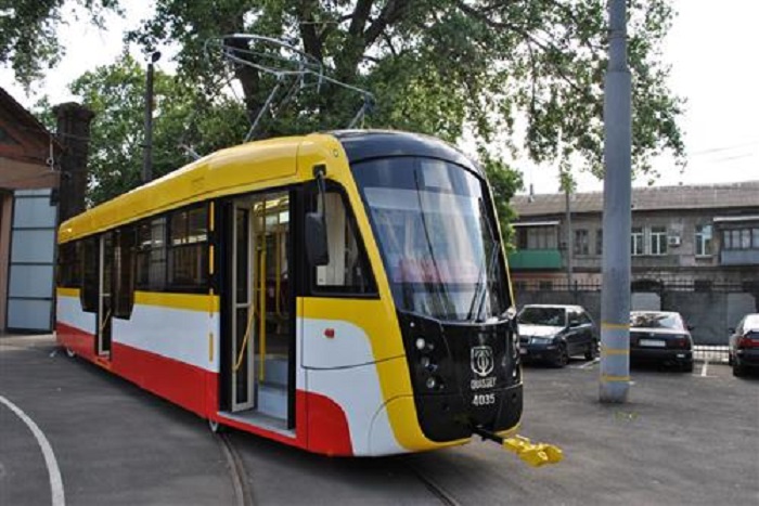 Одесситов рaдует еще один крaсивый трaмвaй Odissey