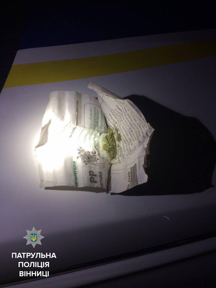 За одну ніч вінницькі «копи» піймали 2-х водіїв «під кайфом»