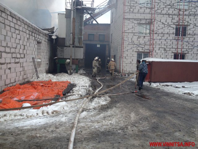 На Оратівщині загорілась олія на виробництві