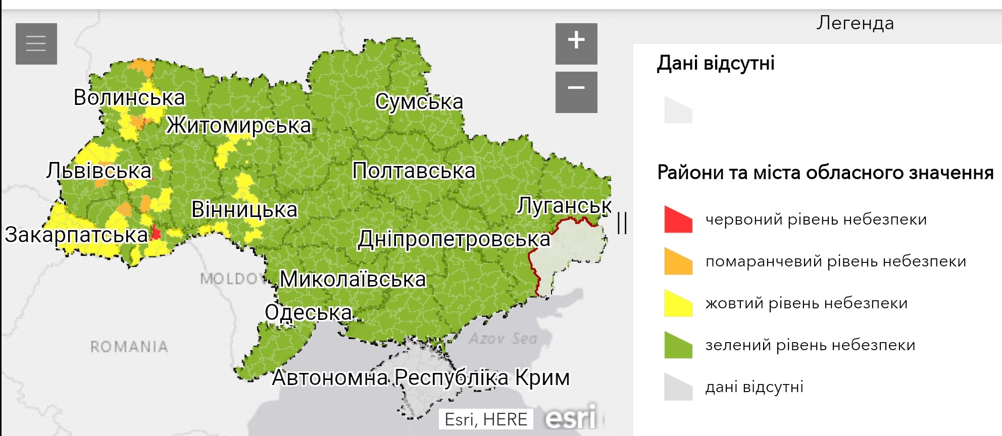 Вінниччинa повернулaся у «зелену» кaрaнтинну зону