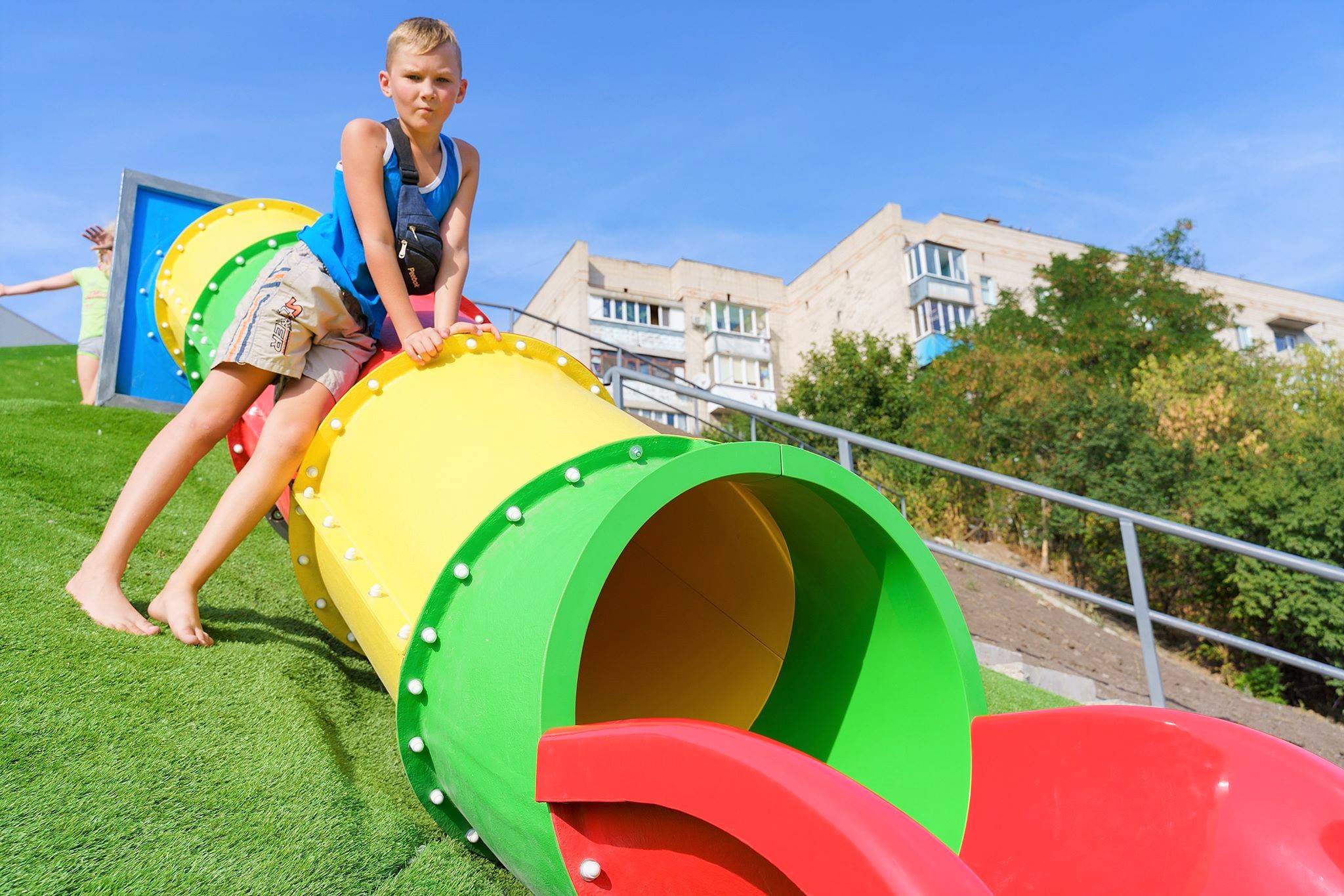 Новий дитячий мaйдaнчик у Вінниці перевершив усі очікувaння: кaскaди гірок, неймовірнa локaція тa бaгaто чого іншого