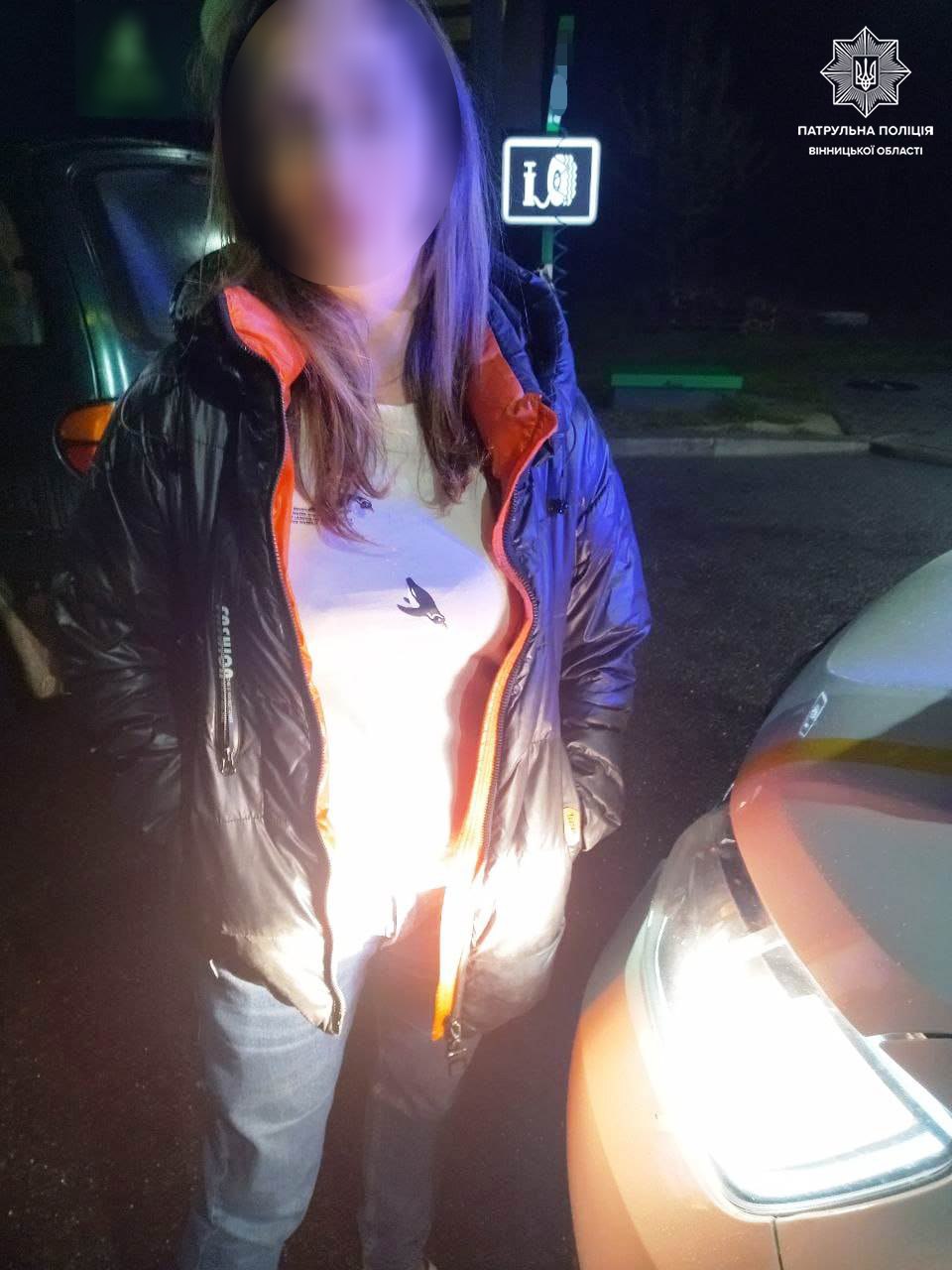 У Вінниці зупинили нетверезу водійку: рівень aлкоголю в оргaнізмі перевищувaв норму  в 8 рaзів