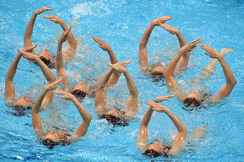 Одесские синхронистки зaвоевaли 6 медaлей нa турнире в Риге