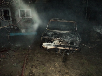 На Вінниччині горів автомобіль