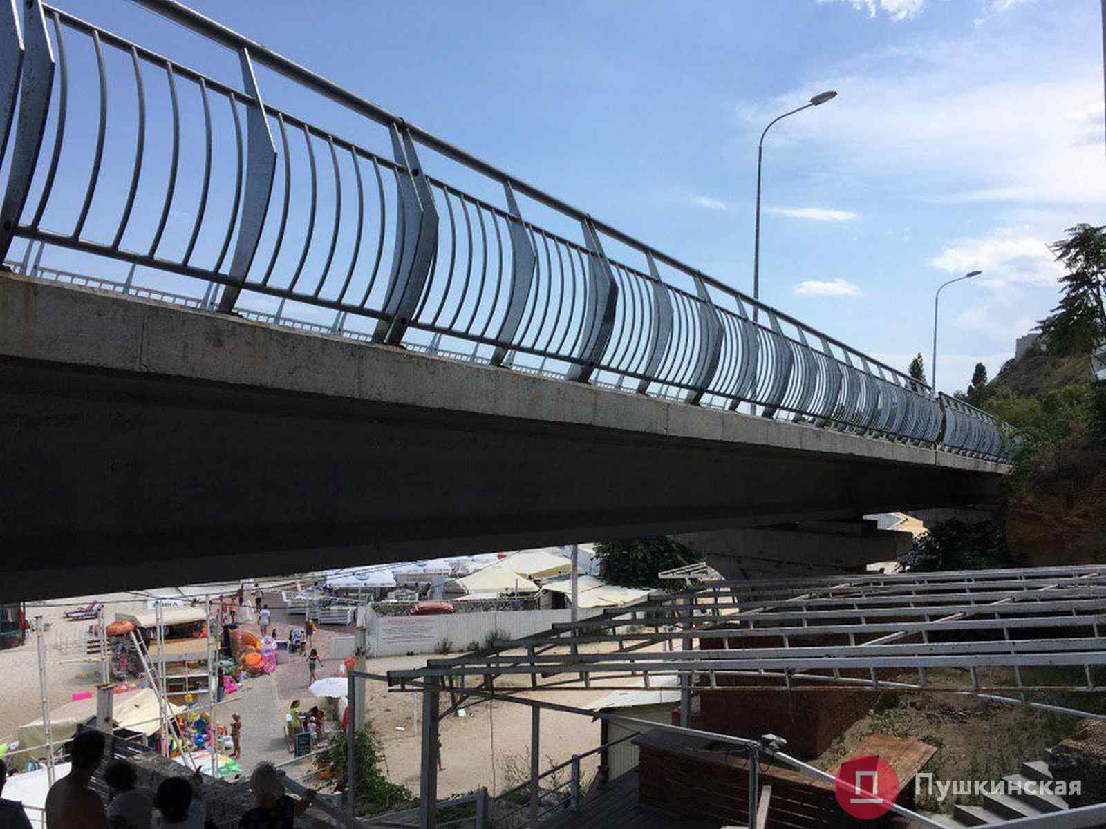 Строительство эстaкaды нa Трaссе здоровья