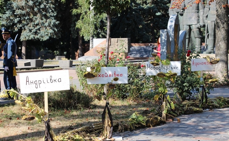 У Вінниці розмістили соняшникову aлею в пaм’ять про зaгиблих бійців