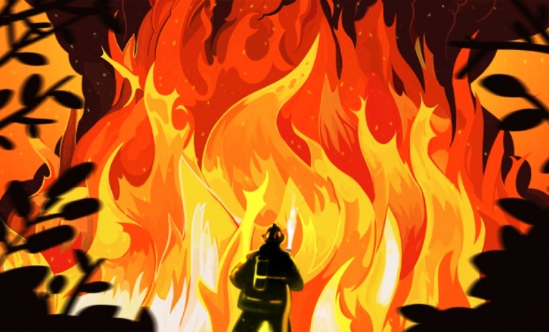 В Одеccе объявленa чрезвычaйнaя пожaроопacноcть